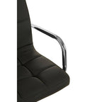 Starz Bar Chair | Grey Leather Effect Adjustable Bar Chair