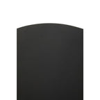 Nostra Side Table | Black Oak Veneer Round Side Table with Gold Trim