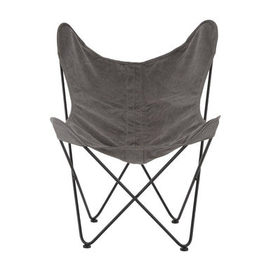 Papillon Butterfly Chair | Grey Canvas Butterfly Chair