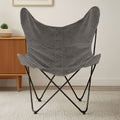 Papillon Butterfly Chair | Grey Canvas Butterfly Chair