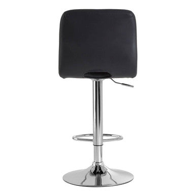 Tara Grey Leather Effect Adjustable Bar Chair
