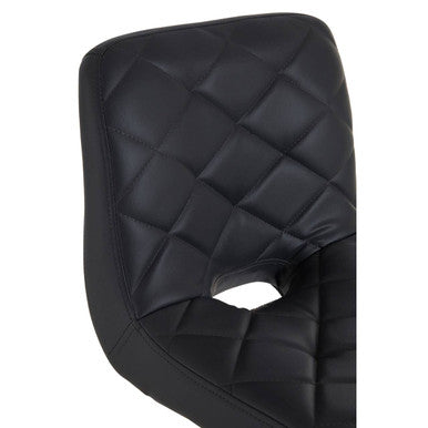 Tara Grey Leather Effect Adjustable Bar Chair