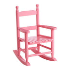 Kids Rocking Chair | Pink Wooden Rocking Chair