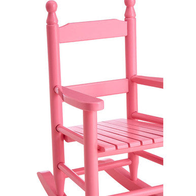 Kids Rocking Chair | Pink Wooden Rocking Chair