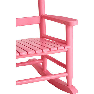 Kids Rocking Chair | Pink Wooden Rocking Chair