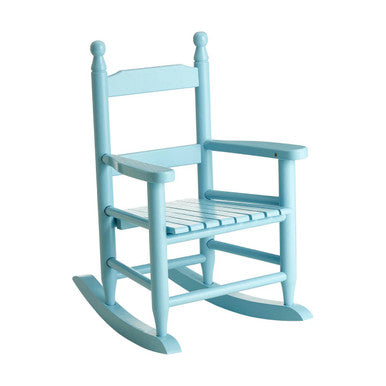 Kids Rocking Chair | Blue Wooden Rocking Chair