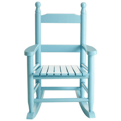 Kids Rocking Chair | Blue Wooden Rocking Chair