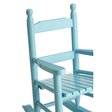 Kids Rocking Chair | Blue Wooden Rocking Chair