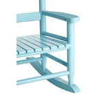 Kids Rocking Chair | Blue Wooden Rocking Chair