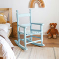 Kids Rocking Chair | Blue Wooden Rocking Chair