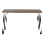 Borough Console Table | Natural Wood Effect and Metal Console Table
