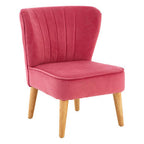 Mia Kids Chair | Pink Velvet Kids Chair