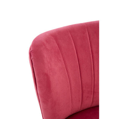 Mia Kids Chair | Pink Velvet Kids Chair