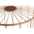 Lexi Side Table Set | Gold Finish Set of 2 Round Side Tables