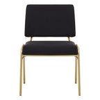Lexa Accent Chair | Black Linen Chair