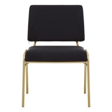 Lexa Accent Chair | Black Linen Chair
