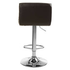 Baina Bar Chair | Black Leather Effect Adjustable Bar Chair