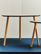 Rostok Nesting Tables | Natural Wood Set of 2 Nesting Tables