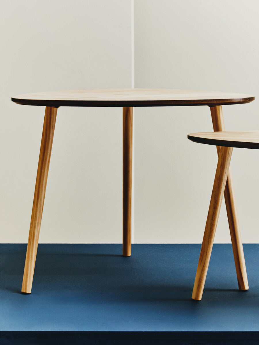 Rostok Nesting Tables | Natural Wood Set of 2 Nesting Tables