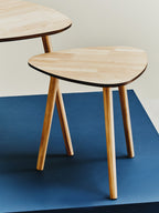 Rostok Nesting Tables | Natural Wood Set of 2 Nesting Tables