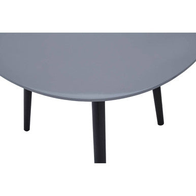 Nostra Nesting Tables | Grey Gloss Finish Set of 2 Nesting Tables