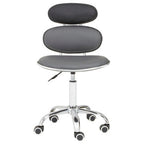 Fran Office Chair | Black Leather Effect Home Office Chair