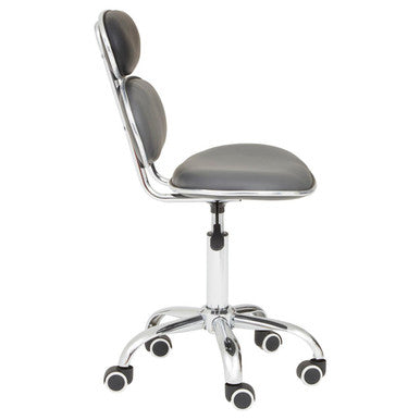 Fran Office Chair | Black Leather Effect Home Office Chair