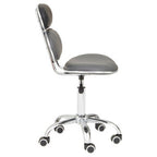 Fran Office Chair | Black Leather Effect Home Office Chair