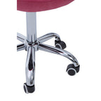 Fayth Office Chair | Pink Velvet Button Tufted Home Office Chair
