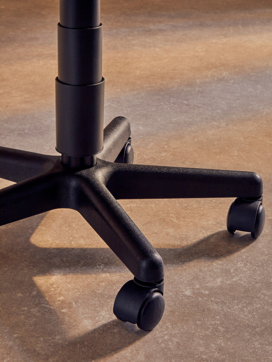 Flint Office Chair | Black Leather Effect Home Office Chair