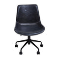 Bloomberg Grey Leather Effect Home Office Chair