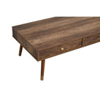 Frida Coffee Table | Wood Effect 2 Drawer Coffee Table
