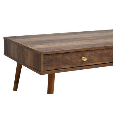 Frida Coffee Table | Wood Effect 2 Drawer Coffee Table