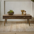 Frida Coffee Table | Wood Effect 2 Drawer Coffee Table