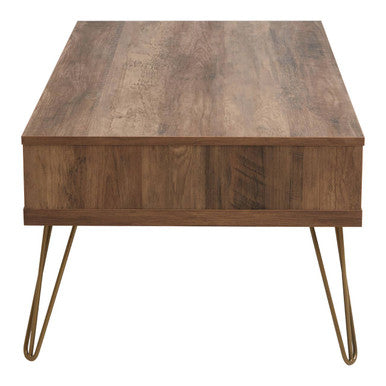 Flori Coffee Table | Wood Effect 2 Drawer Coffee Table