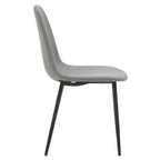 Salford Dining Chair | Mink Fabric Dining Chair