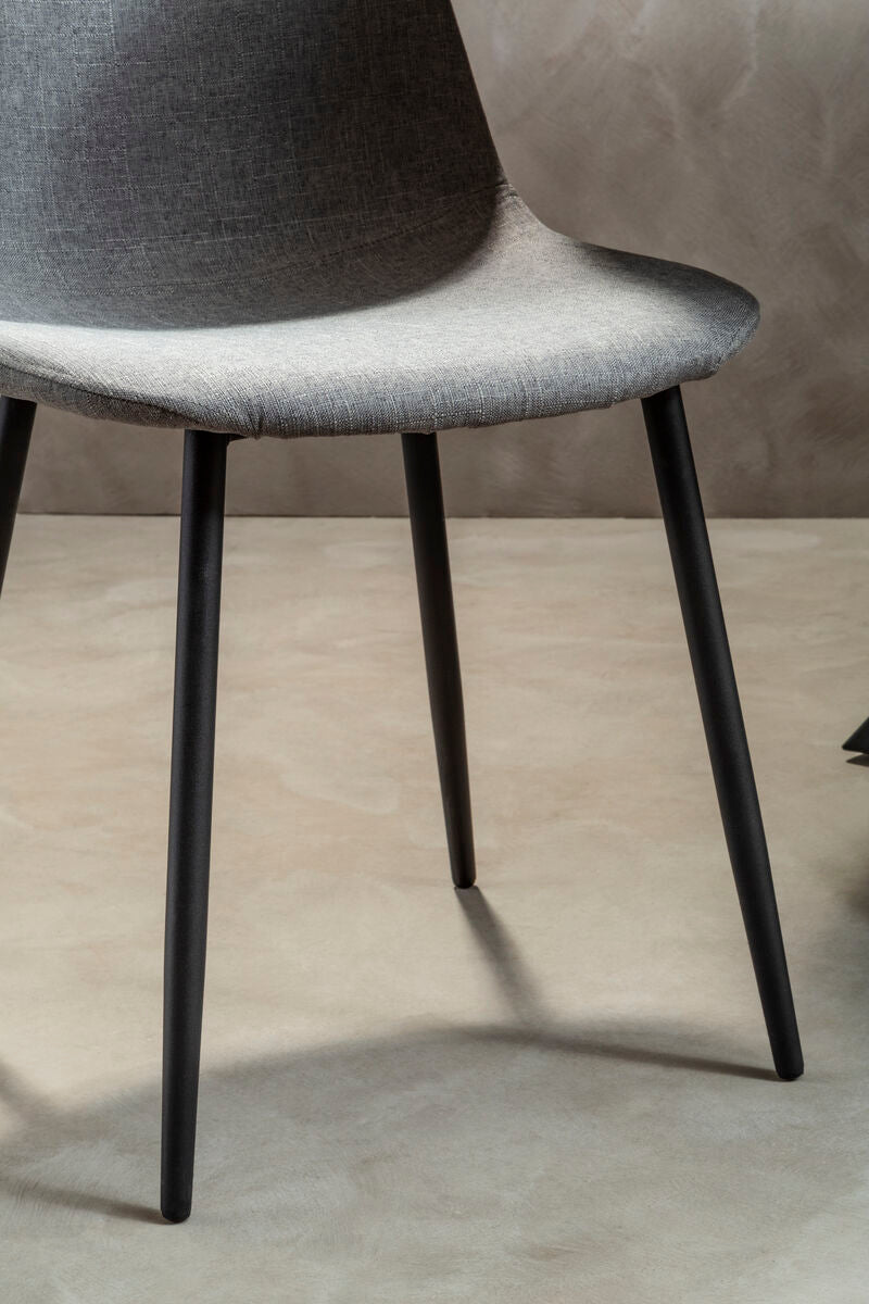 Salford Dining Chair | Mink Fabric Dining Chair