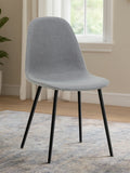 Salford Dining Chair | Mink Fabric Dining Chair