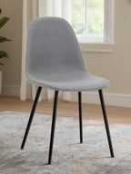 Salford Dining Chair | Mink Fabric Dining Chair