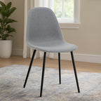 Salford Dining Chair | Mink Fabric Dining Chair