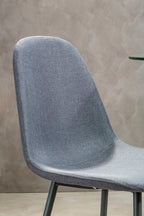Salford Dining Chair | Grey Fabric Dining Chair