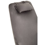 Stockholm Rocking Chair | Grey Velvet High Back Rocking Chair