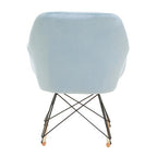 Stockholm Rocking Chair | Blue Velvet Rocking Chair