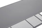 Acero Coffee Table | Grey Metal Coffee Table with Mesh Shelf