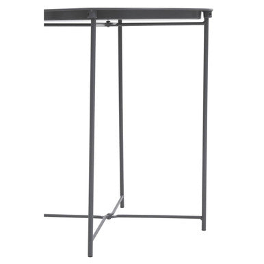Acero Side Table | Grey Metal Round Side Table