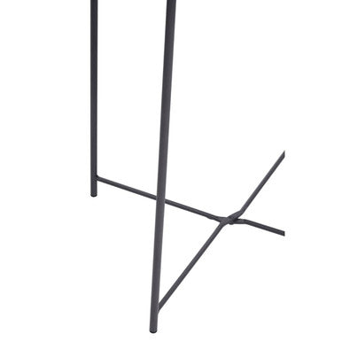 Acero Side Table | Grey Metal Round Side Table