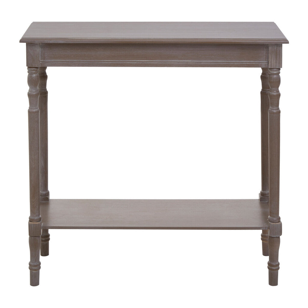 Heritage Console Table | Natural Wash Wooden Console Table with Lower Shelf