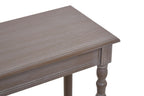 Heritage Console Table | Natural Wash Wooden Console Table with Lower Shelf
