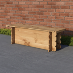 4ft Wooden Bench | Solid Timber Outdoor Garden Bench