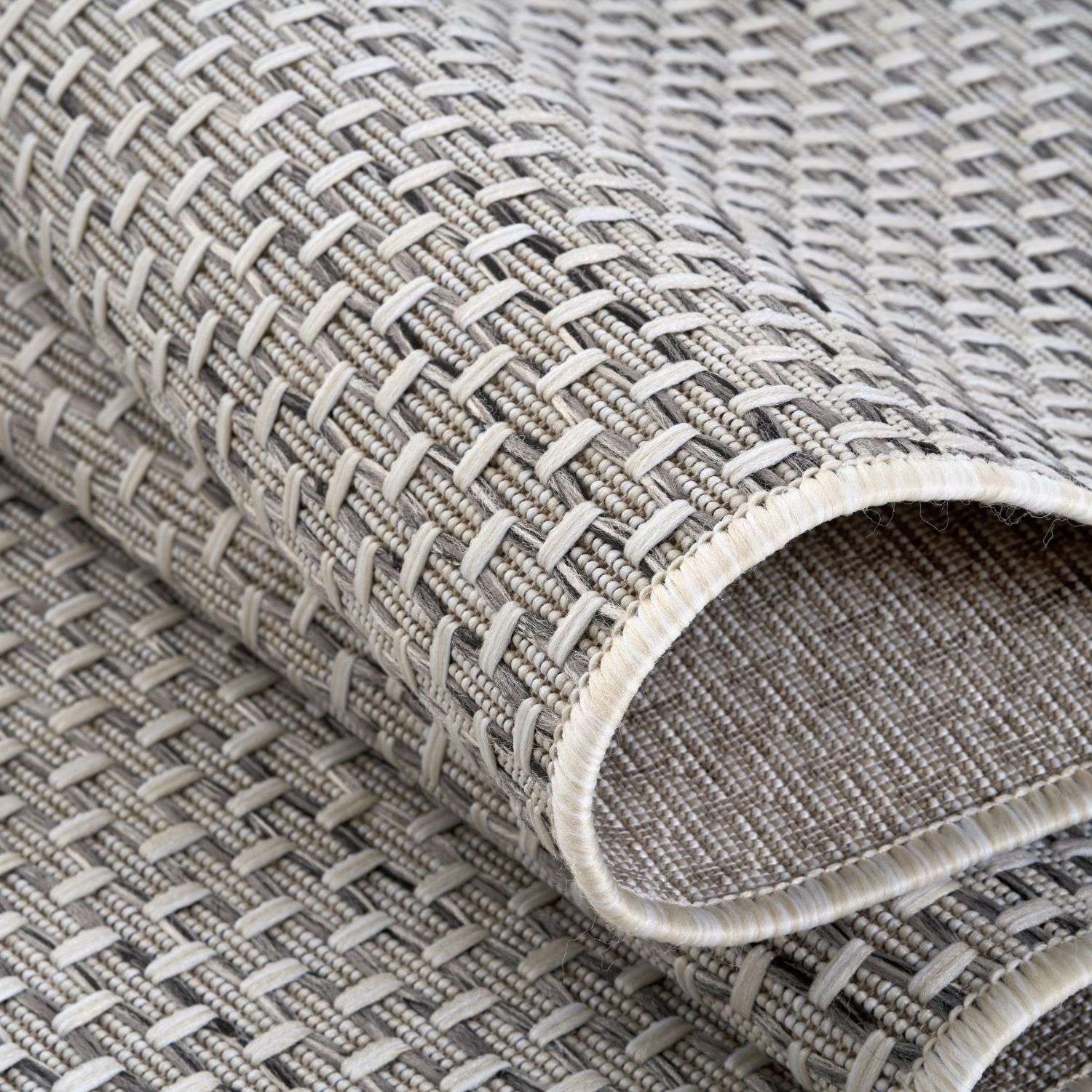 Magic Outdoor Rug | Plain Cream Flatweave | OEKO-TEX Certified